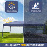 Outvita 10x20ft Ez Pop Up Outdoor Canopy Tent, Portable Commercial Instant Tent with Carry Bag for Party Wedding Birthday BBQ Events Outvita