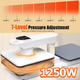 AKEYDIY New 15x15 Swivel Auto Heat Press Machine for T-Shirts, 360° Swing Away Heat Press with Auto Press Release, Heat Up Fast (One-Workstation) AKEYDIY