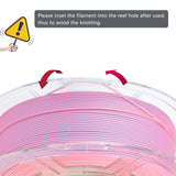 iSANMATE Matte Tri Colors PLA Filament 1.75mm, 3-in-1 Color Rainbow Filament, Coextrusion 3D Filament, Rapid Magic Color Change Filament 1.75mm, Dimensional Accuracy +/- 0.03 mm,Fluorite 1KG/Spool iSANMATE