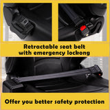 SEATIN Universal Forklift Seat W/Switch,Retractable Safety Belt fits Toyota Forklift Aftermarket,Tractor,Skid Loader,Excavator,Dozer,Backhoe,Telehandler,UTV,ATV SEATIN
