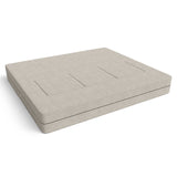 Jaxx Zipline Convertible Sleeper Sofa & Three Ottomans/California King-Size Bed, Dove Grey Jaxx