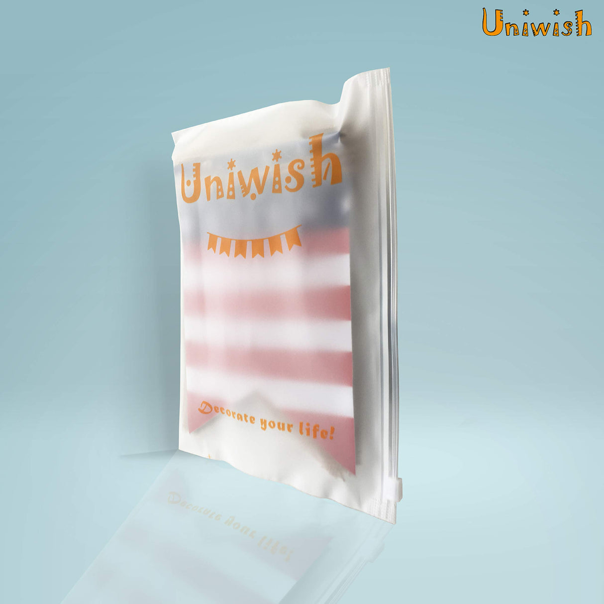 Uniwish USA Banner Burlap Bunting 4th of July Decorations American Independence Day Celebration Red White and Blue Theme Party Supplies Uniwish