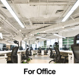 FaithSail 4FT LED Wraparound 40W 4 Foot LED Shop Lights for Garage, 4400lm 4000K Neutral White, Wrap Light, 48 Inch LED Light Fixtures Flush Mount Office Ceiling Lighting, Fluorescent Tube Replacement FAITHSAIL