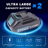 O-CONN Mini Chainsaw Cordless 6 Inch Handheld Chain Saw with Security Lock & Auto Oiler System, Portable Electric Small Chainsaw for Tree Branches, Courtyard, Household & Garden O-CONN