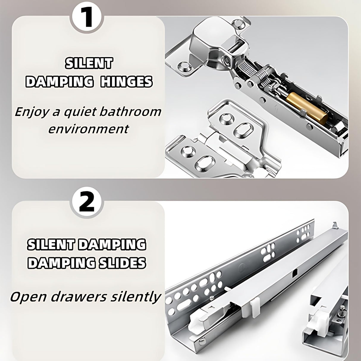 Bathroom Vanity with Sink - Modern Single Sink Bathroom Vanity, Wall Mounted Solid Wood Bathroom Sink Cabinet, Elegant Floating Vanity with Ample Storage and LED Anti-Fog Mirror (Square Mirror, 36") ZGNBSD