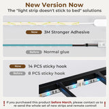 Hasuit Modern Floating Metal Queen Bed Frame with LED Lights - No Box Spring Required Hasuit