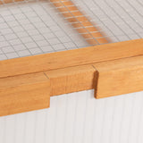 NBTiger Large Wooden Cat Enclosure Cage Catio Pet Playhouse Run House with Hammock and Solar Top, 63'' x 33'' x 70'' Outdoor Indoor Pet Kennel Playpen with Sisal Rope Pedal and Activity Platforms NBTiger