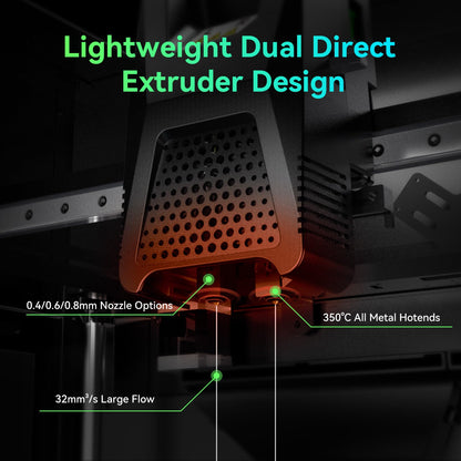 FLASHFORGE Guider 3 Ultra 3D Printer,Dual Extruder 3D Printer with Full Auto Leveling,500mm/s Max Speed,350°C Direct Extruder with Quick Detachable Nozzle,Core XY,Large Print Size 330 * 330 * - WoodArtSupply