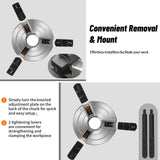 Wood Lathe Chuck 3 Inch 3 Jaw,Self-Centering Lathe Chucks for Woodturning with 1 x 8TPI Thread,for Woodworking Lathe Tools HAowosi