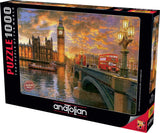 Anatolian Westminster Sunset Jigsaw Puzzle (1000 Piece), Multicolor (PER1023) Anatolian