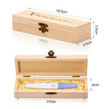 Personalized Wooden Pregnancy Test Keepsake Box,Sinseike Custom Name Baby Annouced Box (Personalized) Sinseike