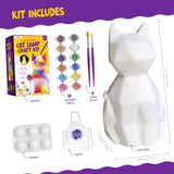 LAOESE Paint Your Own Cat Lamp Kit, Art Supplies Arts & Crafts Kit, Painting kit for Kids 6-12, Arts and Crafts for Kids Ages 8-12, Toys Girls Boy Birthday Gift Ages 3 4 5 6 7 8 9 10 11 12+ LAOESE