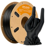 ERYONE Carbon Fiber PETG Filament 1.75mm +/- 0.03mm, 3D Printing Filament PETG CF, 1kg(2.2LBS)/Spool, Black ERYONE