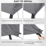 MASTERCANOPY Grill Gazebo Replacement Canopy Top for Model L-GG001PST-F (Gray) MASTERCANOPY