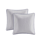 12 Piece Comforter Set with Cotton Bed Sheets Navy Queen