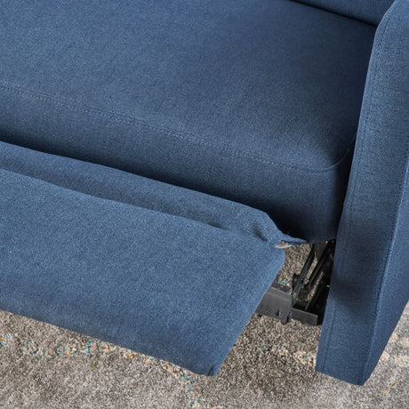Alma Contemporary Upholstered Loveseat Recliner HouseOfZazla