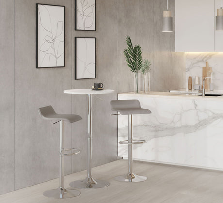 Adjustable Contemporary Bar Table - White HouseOfZazla