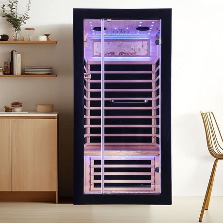 Single-person starlight ceiling lighting sauna HouseOfZazla