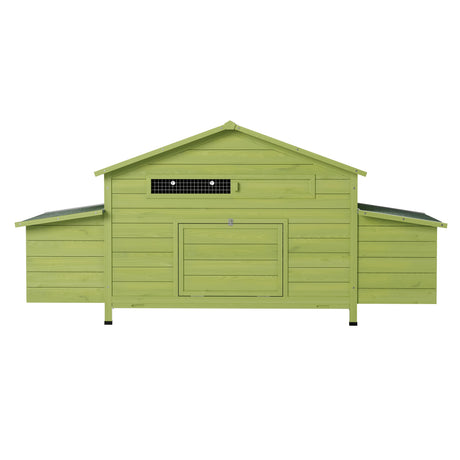 11.12 ft² Large Wooden Chicken Coop with Nesting Boxes & Perch HouseOfZazla