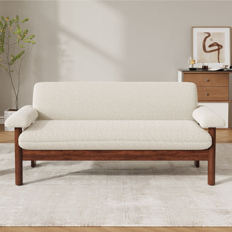 Loveseat Sofa 2 Seater Couch with Armrest Pillows HouseOfZazla