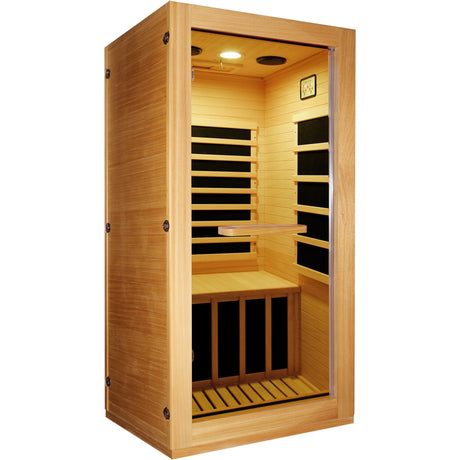 infrared sauna room single room HouseOfZazla