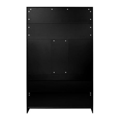 Entryway Bench With Coat Rack, 3 In 1 Design And Adjustable Shelves HouseOfZazla
