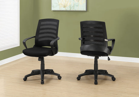 Office Chair, Adjustable Height, Swivel, Ergonomic, Armrests HouseOfZazla