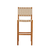 30.5 Inch Seat Height Outdoor Acacia Solid Wood Patio Furniture Set