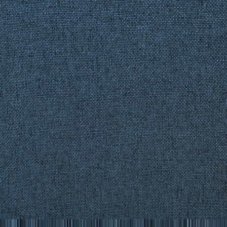 Elegant Navy Blue Fabric Club Chair with Nailhead Trim and Birch Wood Legs HouseOfZazla