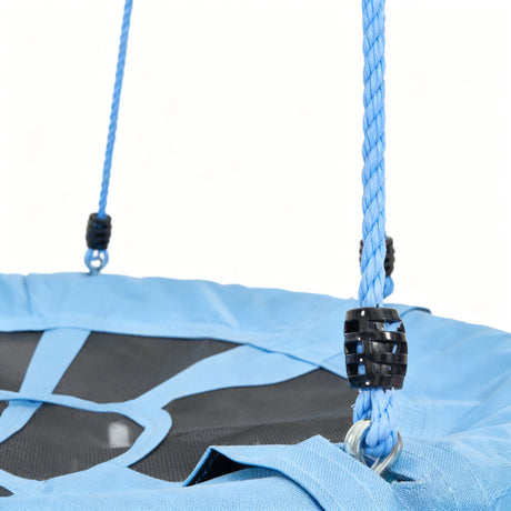 Xns107 - 2 Swing Set With Slide For Outdoor - Blue / Pink HouseOfZazla