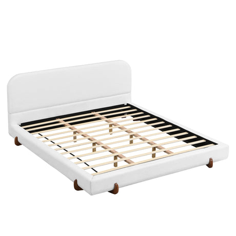 Elegant Upholstered Bed Frame HouseOfZazla