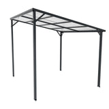 Outdoor Pergola 8' x 10' Metal Inclined Roof