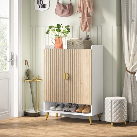 Shoe Cabinet With Doors, 7 Tier Storage Organizer HouseOfZazla