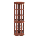 Corner Curio Cabinet With 5 Shelves And Lighting System HouseOfZazla