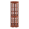 Corner Curio Cabinet With 5 Shelves And Lighting System HouseOfZazla