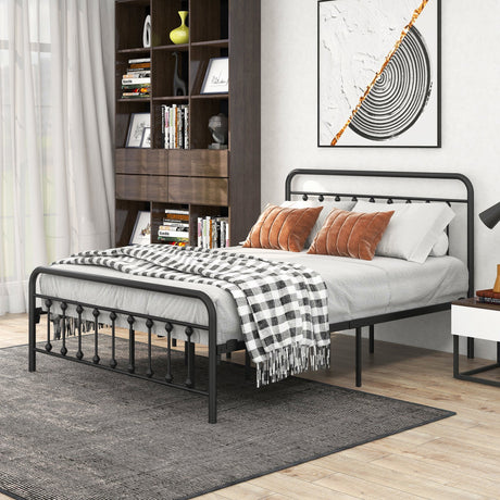 Tara Victorian-Style Steel Bed Frame HouseOfZazla