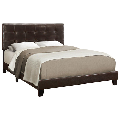 Transitional Upholstered Bed Frame HouseOfZazla