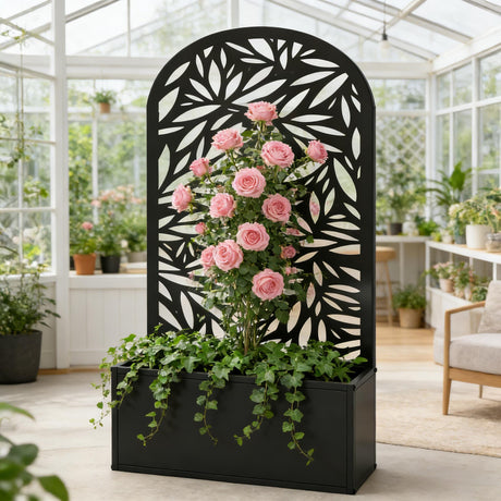 Curved Raised Garden Bed, Generous Planter Box, Versatile Garden Box HouseOfZazla