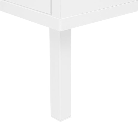 Modern Rattan 3 Door Shoe Rack Cabinet for Entryway HouseOfZazla