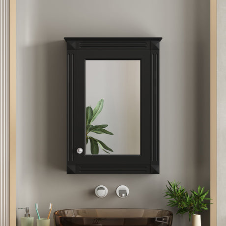 Wall Mounted Bathroom Storage Medicine Cabinet For Over Toilet With Mirror HouseOfZazla