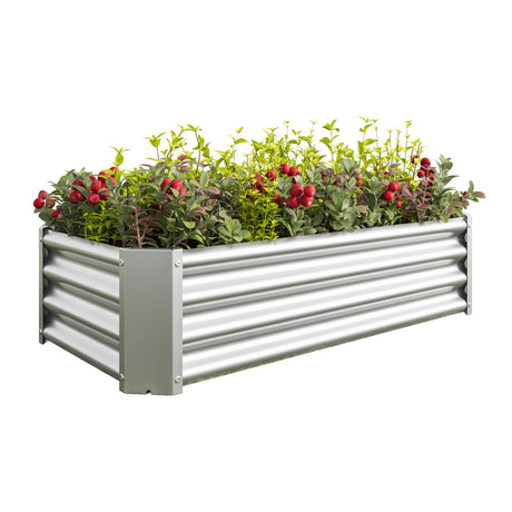 Metal Raised Garden Bed 4x2x1 ft HouseOfZazla