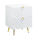 Gaines - High Gloss Nightstand HouseOfZazla