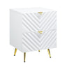 Gaines - High Gloss Nightstand HouseOfZazla