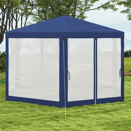 Outsunny 13' x 11' Outdoor Party Tent with Protective Mesh Sidewalls HouseOfZazla