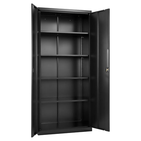 Metal Storage Cabinet, 68.9 in Lockable Steel Garage Cabinet HouseOfZazla