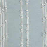 3 Piece Cotton Jacquard Comforter Set Aqua Full/Queen