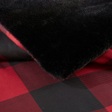 King/Cal King Faux Wool to Faux Fur Down Alternative Comforter Set HouseOfZazla