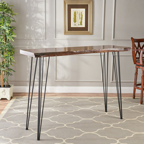 Modern Industrial Breakfast Bar Table HouseOfZazla