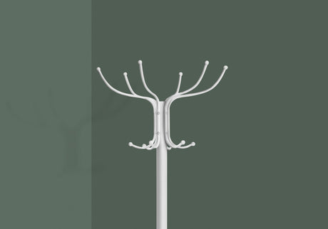 Coat Rack Hall Tree with 12 Hooks and Umbrella Holder HouseOfZazla