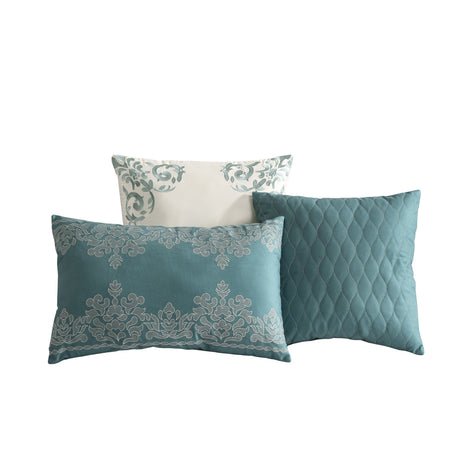 Marana 9 Pc Medallion Jacquard Comforter Set HouseOfZazla
